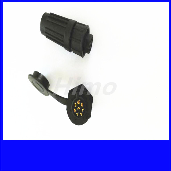 2-8pin push pull self-locking IP68 LED waterproof connector