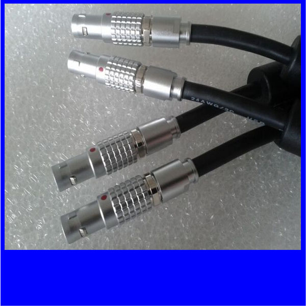 Cable assembly with lemo circular connector